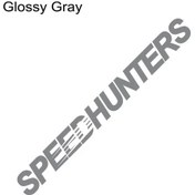 Resim Parlak Gri-70x7 Cm-çeşitli Boyutlarda Speed Hunters Grafik Araba Vinil Çıkartmalar Su Geçirmez Yarış Gövde Kamyon Tampo 