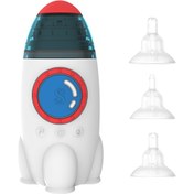 Resim Xiyyadms Bebekler İçin 3 Seviyeli Şarjlı Burun Aspiratörü - Düşük Sesli, Geri Akış Önleyici, Led Işık Ve Rahatlatıcı Müzik 111 Karakter 