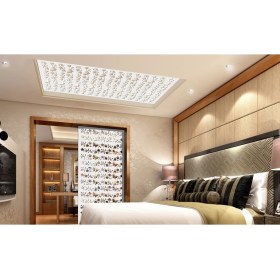 Resim Liar Ahşap Seperatör (Paravan) - KSP-03 - (10 mm) - (69 cm x 139 cm) - (Beyaz) 