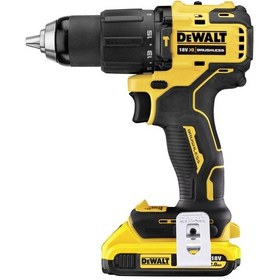 Resim Dewalt DCD709D2T-QW 18V 1.5 Ah Çift Akülü Kompakt Kömürsüz Darbeli Matkap 