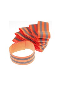 Resim 6x Elastik Yansıtıcı Bileklikler, Yürüyüş, Bisiklet, Köpek, Yürüyüş, Koşu, Bisiklet İçin Güvenlik Yansıtıcı Bantlar, Ayarlanabilir Yüksek Görünürlüklü Bileklik/kol Bandı Çok Renkli 