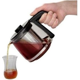 Resim Tea Expert Deluxe Cam Demlik + Filtre Muadil Cam Demlik 