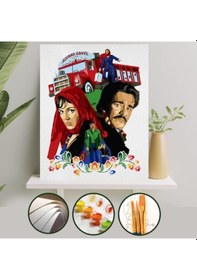 Resim Sayılarla Boyama Tuval Seti 40X50 Cm - Al Yazmalım 