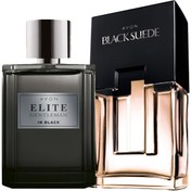Resim Avon Elite Gentleman in Black ve Black Suede Erkek Parfüm Paketi 