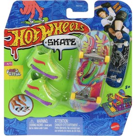 Resim Hot Wheels Skate Parmak Kaykay ve Ayakkabı Paketleri HVJ92 - 5+ Yaş 