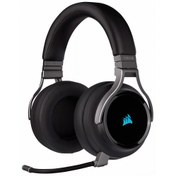 Resim CORSAIR VİRTUOSO RGB Hİ-Fİ 7.1 SURROUND SİYAH KABLOSUZ GAMİNG KULAKLIK 