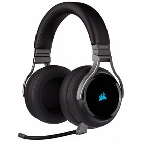 Resim CORSAIR VİRTUOSO RGB Hİ-Fİ 7.1 SURROUND SİYAH KABLOSUZ GAMİNG KULAKLIK 