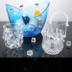 Resim Beyaz Akrilik Yüksek Nominal Değerli Buz Kovası 