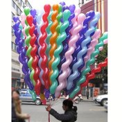 Resim 51 renkli spiralli bükülmüş balonlar, doğum günü, nişan, düğün, karnaval, festival partisi dekorasyonu, Çocuk Bayramı, iç ve dış mekan süslemeleri, fotoğraf rekvizitleri, sahne düzenlemesi 