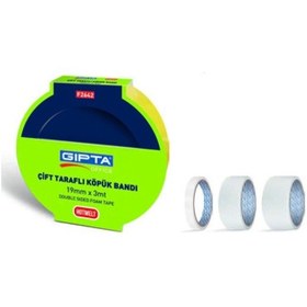 Resim Gıpta Çift Taraflı Köpük Bant 25Mmx3Mt 