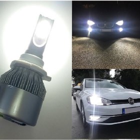 Resim H11 Led Xenon Oto Ampulü Beyaz Işık 6000k 