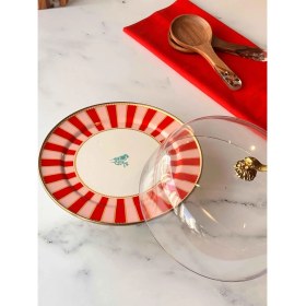 Resim Rossev Bellisima Emaye Kek Fanusu 