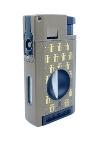 Resim Trinidad Habana-cuba Çift Torch Puro Çakmağı V-cut Puro Kesicili - Kahverengi 