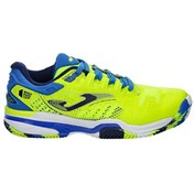 Resim Joma Slam Junior 2309 Lemon Fluor Royal Çocuk Tenis Ayakkabısı Joma