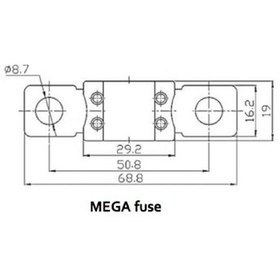 Resim Victron Mega-Fuse 300A-58V 48V Ürünler için 1 Adet 