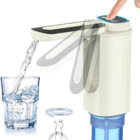 Resim Aşağıdaki açıklamaya göre, bu taşınabilir 5 galonlu şişe su soğutucusu, 5 galonlu kaplar için elektrikli su pompası, şarj edilebilir su pompası ve katlanabilir tip-C şarj otomatik içecek dağıtıcısı ile seyahat ve kamp için idealdir. 