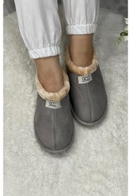 Resim Unisex Içi Yünlü Panduf Yumuşak Taban Ev Ayakkabısı bot1727 