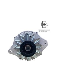 Resim 24v Alternatör Dinamo Hıtachı Tipi 80 A Isuzu Nlr 85/npr 75/nqr 15 4hk1/4jj1 Motor 