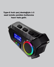 Resim Zengemtx Bluetooth 5.4 Kablosuz İnterkom+ Motor Disk Kilidi 