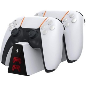 Resim HavuzElektronik -ps5 Uyumlu Dualsense Joystick Şarj Standı Adaptörlü 2 