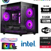 Resim XASER Eco X110 i9 14900KF 16GB DDR5 Ram 512GB M.2 NVMe SSD 16GB RX9060 XT Sıvı Soğutmalı Masaüstü Oy 