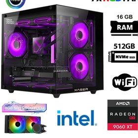 Resim XASER Eco X110 i9 14900KF 16GB DDR5 Ram 512GB M.2 NVMe SSD 16GB RX9060 XT Sıvı Soğutmalı Masaüstü Oy 