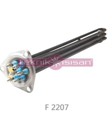 Resim Teknik Isısan Bym Rezistans Boyler 6000W 30CM 8,5mm 220/380V Büyük Üçgen 