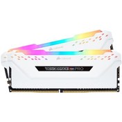 Resim Corsair Vengeance RGB PRO Beyaz CMW16GX4M2D3600C18W 16 GB (2x8) DDR4 3600 MHz CL18 Ram 