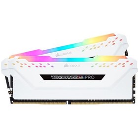 Resim Corsair Vengeance RGB PRO Beyaz CMW16GX4M2D3600C18W 16 GB (2x8) DDR4 3600 MHz CL18 Ram 