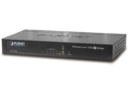 Resim PL-VC-234 Ethernet over VDSL2 Bridge<br> 4 x RJ45, 1 x VDSL2/RJ11,17a/30a 