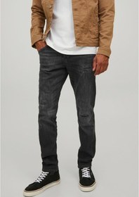Resim Jack & Jones Glenn Flox 124 Slim Fit Jean 12201946 Black Denim 