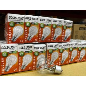 Resim Efe Elektrik Gold Lıght 100W/ 130W Tasarruflu Halojen Ampul ( Dim Edilir ) E27 2800K 