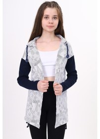 Resim Toontoy Kız Çocuk Komple Baskılı Hırka Beyaz 