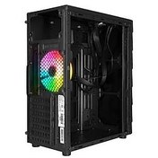 Resim Rampage ARC-X RGB Ledli Siyah Acrylic Panel 120mm Fanlı Gaming Oyuncu Kasası 