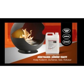 Resim Biorad 5 Litre Bio Ethanol Bacasız Şömine Yakıtı Şömine Yakıtı 