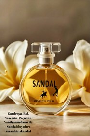 Resim Armond Polo Sandal Kadın Parfüm 50ml Aromatik, Baharatlı, Kan Portakalı, Bal, Gardenya, Yasemin, ve Paçuli 