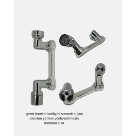 Resim Dönebilir Musluk Başlığı - Lavabo Temizliği ve El-Yüz Yıkamada Maksimum Rahatlık 