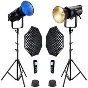 Resim Gdx EXC-180RGB-II RGB Led Video Işığı 2'li Full Set (BWG95) 