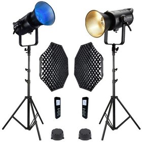 Resim Gdx EXC-180RGB-II RGB Led Video Işığı 2'li Full Set (BWG95) 