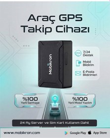 Resim Mk-500 Mıknatıslı Araç Takip Cihazı 2026 - 24 Ay Hatlı Şarjlı Kablosuz Gps - Gerçek Zamanlı 