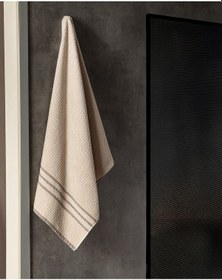 Resim Madame Coco Alissa %100 Pamuk Banyo Havlusu - Bej 8684427128237 Ekru 