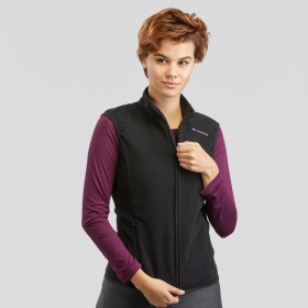 Resim Decathlon QUECHUA Kadın Polar Outdoor Yelek - Siyah - MH120 