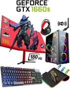 Resim DMC N59x (PUBG,GTA 5) Reyzen 5 3600,16gb,500gb 256gb,6gb Gtx1660ti,24"180hz Oyuncu Masaüstü Bilgisayar 