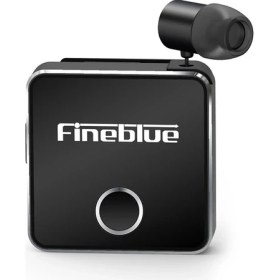 Resim Fineblue F1 Lavalier Bluetooth Kulaklık Siyah (Yurt Dışından) 