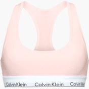 Resim Calvin Klein Kadın Marka Logolu Elastik Bantlı Günlük Kullanıma Uygun Pembe Spor Sütyeni F3785E 2NT 
