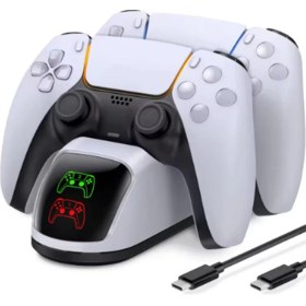 Resim Ps5 Dualsense Şarj Istasyonu Playstation 5 Uyumlu Charging Station 
