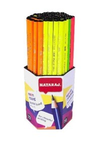 Resim Nataraj 72 Li Kurşun Kalem Fluorescent 