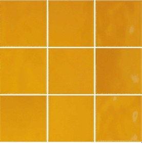 Resim VitrA 10x10 Retromix Fon Amber Sarı Parlak Duvar Karosu K94842380 