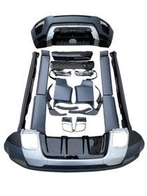 Resim Genel Markalar Range Rover Evogue İçin Uyumlu 2012-2015 İçin 2016+ R-Dynamic Facelift Body Kit 