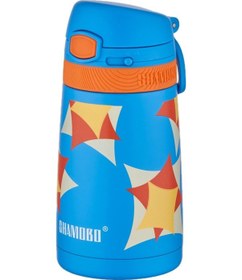 Resim Shamobo 2li Set Pipetli Çelik Termos 350ml -6 Saat Isı Yalıtımı- Lila 